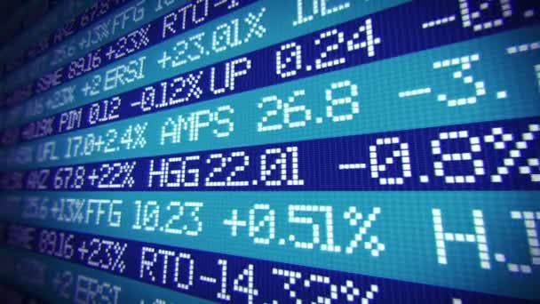 Bourse ticker données numériques. Pas le vrai nom des entreprises  