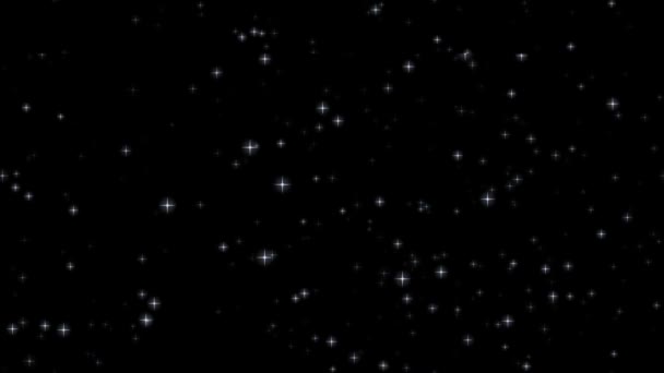 Animación Fondo Estrellas Lazo Sin Costuras — Vídeos de Stock