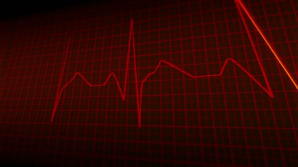 Fond d'impulsion cardiaque, animation transparente 