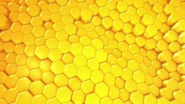 Balpeteği hareketli altıgen desen