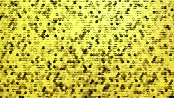 金色六边形背景 无缝动画 — 图库视频影像