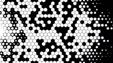 Altıgen şablon geçiş maskesi kümesi