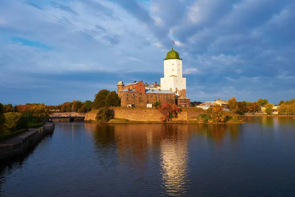 Vyborg Kalesi 'ndeki St. Olafs Kulesi Stok Fotoğraf