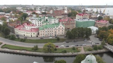Vyborg 'un güzel hava manzarası
