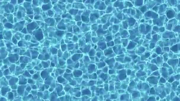 水表面の背景のアニメーション コースティックス リップル — ストック動画