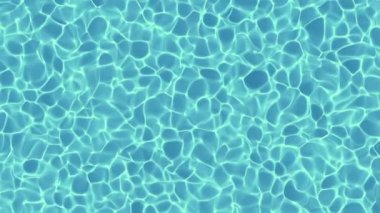Su yüzey arka plan animasyon, caustics dalgalanma 