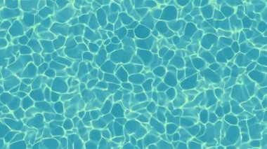 Su yüzey arka plan animasyon, caustics dalgalanma 