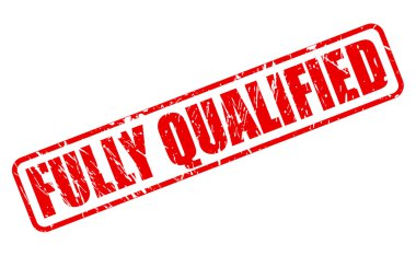 Tam kırmızı damga metni