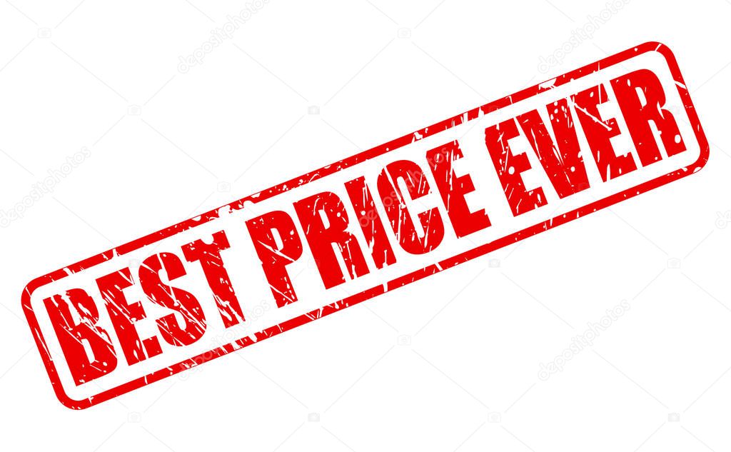 BEST PRICE EVER red stamp text ⬇ Vector Image by © pockygallery