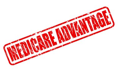 Medicare Advantage kırmızı damga metni