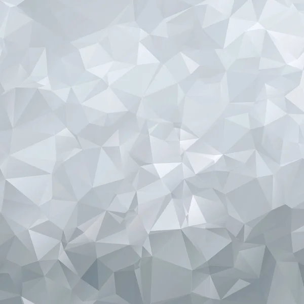 Abstrakte silberne Polygon-Dreiecke — Stockvektor