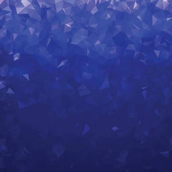Modrý trojúhelníkový abstraktní mnohoúhelník — Stockový vektor