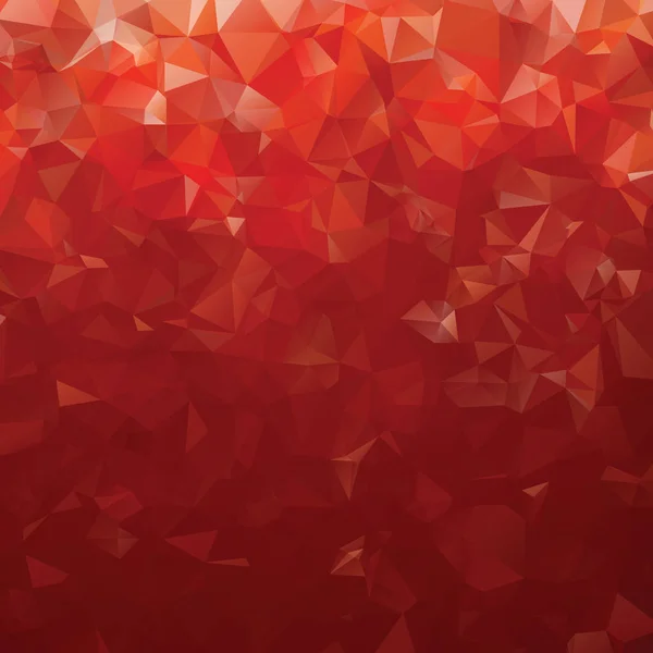 Rode abstract kleurovergang veelhoek — Stockvector