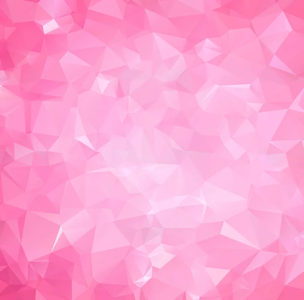 Abstract pink polygonal illustration — Stock Vector