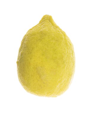 beyaz arkaplanda limon