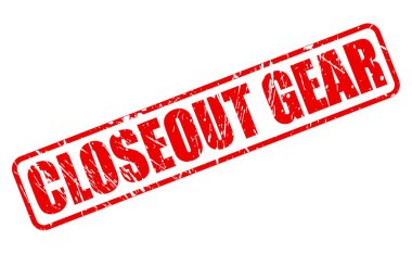 Kapanışı dişli kırmızı damga metni