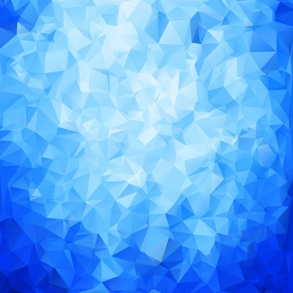 Abstrakte blaue Polygon-Textur — Stockvektor