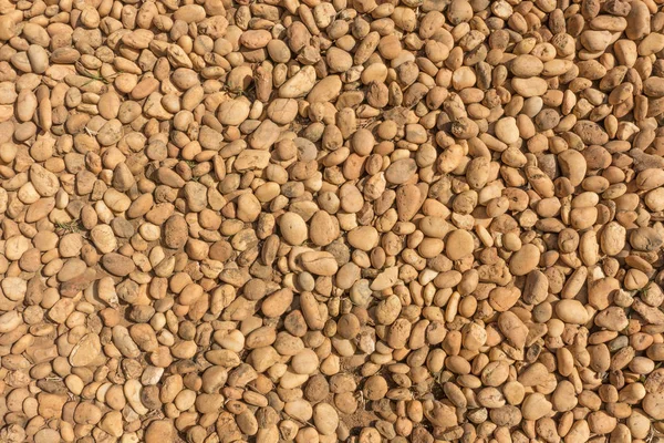 Texture of brown gravel — Stock Photo, Image