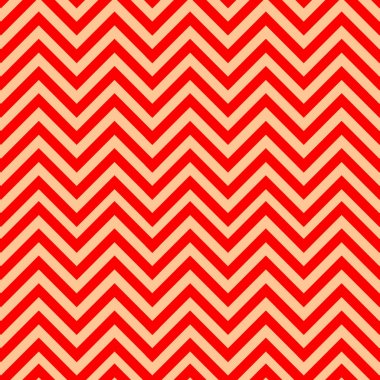 Kırmızı ve altın chevron desen