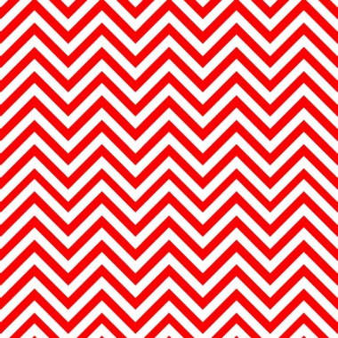 Kırmızı ve beyaz chevron desen