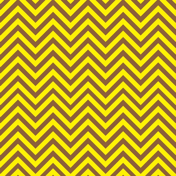 Yellow and brown chevron pattern — Stock Vector