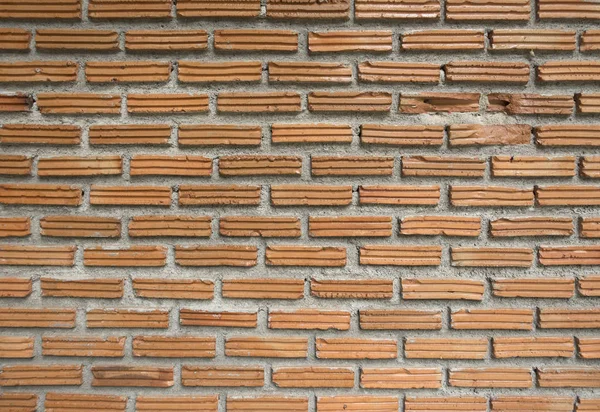 Textura de pared de ladrillo naranja — Foto de Stock