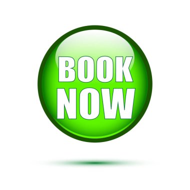 Beyaz yeşil parlak kitap şimdi düğmesini