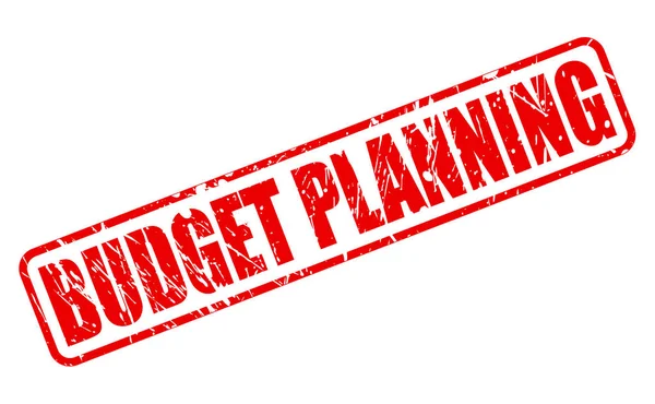 Бюджетное планирование — стоковый вектор