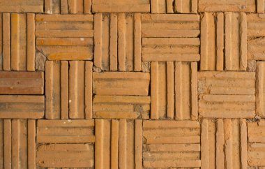 Tuğla zemin dokusuna