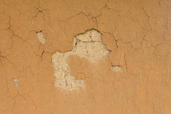 Υφή του εδάφους τοίχος ρωγμών — Φωτογραφία Αρχείου