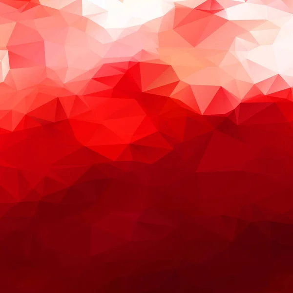 Textura de polígono vermelho abstrato — Vetor de Stock