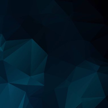 Soyut koyu mavi çokgen doku