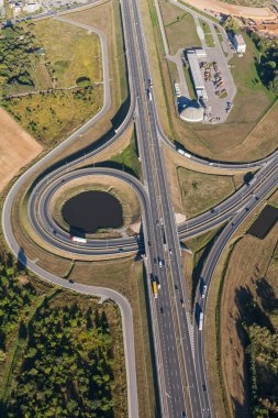 Otobanın havadan görüntüsü