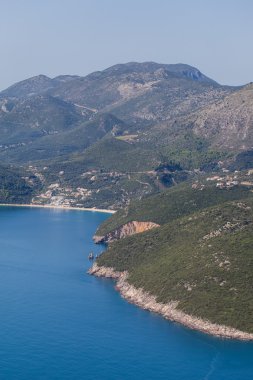 Yunanistan sahil şeridi görünümü