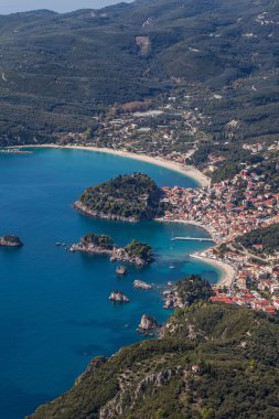 Yunanistan sahil şeridi görünümü