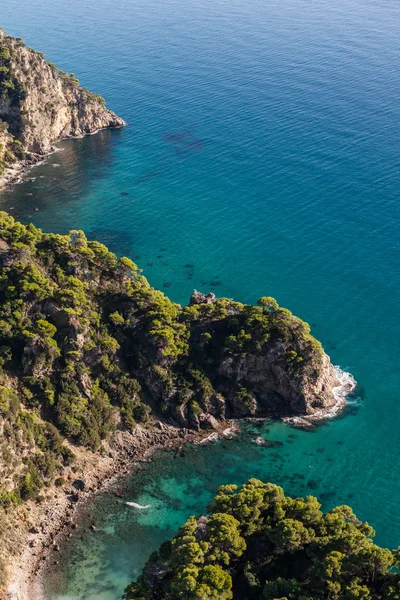 Vista de la costa de Grecia — Foto de Stock