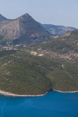 Yunanistan sahil şeridi görünümü