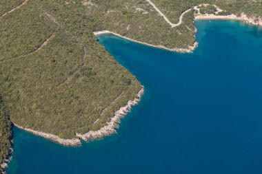 Yunanistan sahil şeridi görünümü