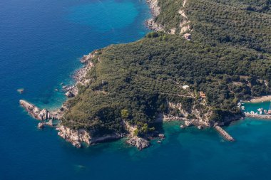 Yunanistan sahil şeridi görünümü