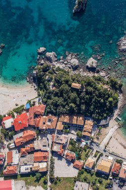 Yunanistan sahil şeridi görünümü