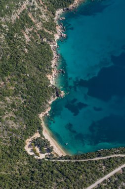 Yunanistan sahil şeridi görünümü