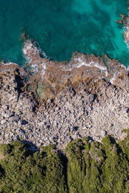 Yunanistan sahil şeridi görünümü