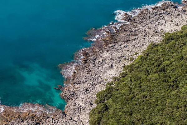 ギリシャの海岸ラインの表示 — ストック写真