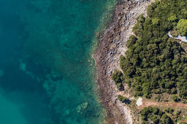 ギリシャの海岸ラインの表示 — ストック写真