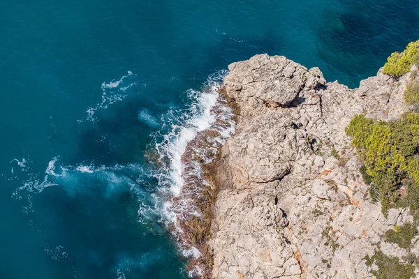 ギリシャの海岸ラインの表示 — ストック写真