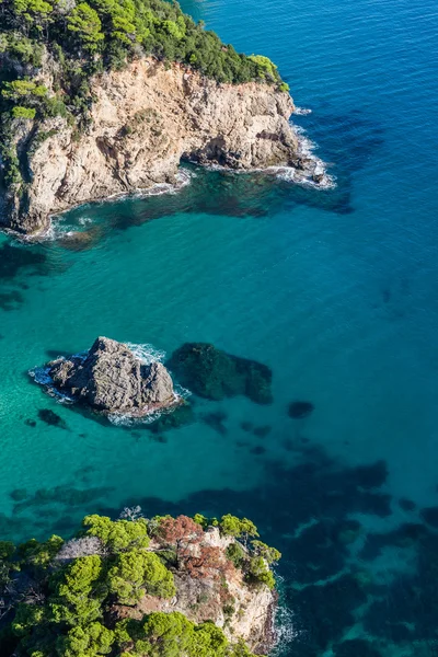 Vista de la costa de Grecia — Foto de Stock