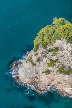 Yunanistan sahil şeridi görünümü