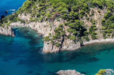 Yunanistan sahil şeridi görünümü