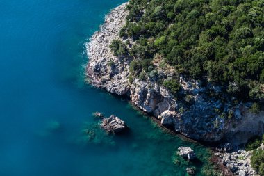 Yunanistan sahil şeridi görünümü