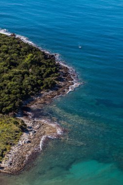Yunanistan sahil şeridi görünümü